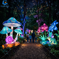 Schlüsselfertige Beleuchtungslösungen für Botanische Gärten Fantasy-Natur-Insekten-Themen-Beleuchtungsinstallationen für Botanische Gärten, Zoos