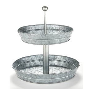 โลหะชุบสังกะสีให้บริการถาดชุดการออกแบบใหม่โลหะตกแต่งถาดในอัตราขายส่งสำหรับบ้านโรงแรม - Product Image 4