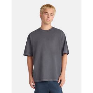 เสื้อยืดผ้าฝ้ายโอเวอร์ไซส์แขนสั้นสำหรับผู้ชายและผู้ชาย - Product Image 1