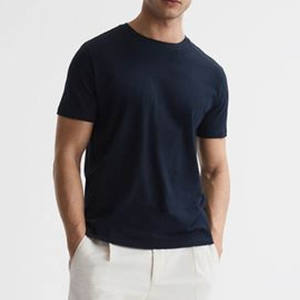 100% coton luxe surdimensionné hommes T-Shirt Logo personnalisé imprimé poids lourd à manches courtes avec épaule tombante motif solide - Product Image 1