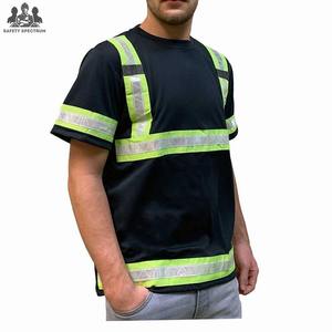 Camiseta de Seguridad Reflectante de Alta Visibilidad 100% Algodón para Hombre a Precios de Fábrica - Product Image 5