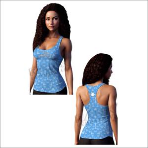 Camiseta Deportiva Transpirable para Mujer, Ropa de Gimnasio, Camiseta Elegante para Mujer Hecha de Algodón y Poliéster - Product Image 4