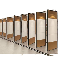 Paroi de séparation pliante coulissante réglable en bois pour salon, salle à manger, salle de sport, salle de bain, école, supermarché – Design moderne