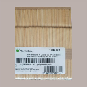 Mini bâtons de crème glacée en bois martelé 8x2H72mm 500 pièces en plastique écologique et de qualité alimentaire Logo personnalisé imprimé pour une utilisation alimentaire au café - Product Image 6