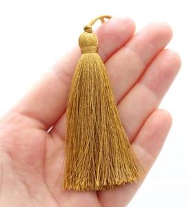 Nuevo Diseño de Borlas Tejidas con Hilo Metálico para Decoración - Hechas a Medida Con/Sin Cordón - Accesorio de Borlas Ceremoniales - Product Image 4