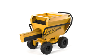 Mezcladora de Lodo MudMixer Pro Compacta, Amarilla, Equipo de Construcción Portátil con Motor y Ruedas en Venta - Product Image 3