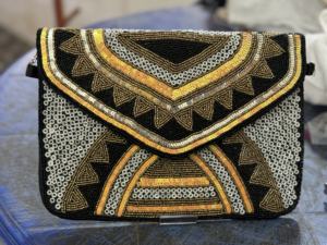 Diseñador de estilo bohemio indio para mujer, gran capacidad, hecho a mano, mensajero, compras de noche, bolso de mano, estilo bohemio con cuentas, venta al por mayor - Product Image 6