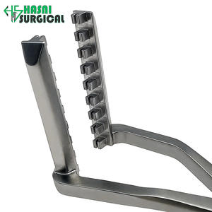 Pinzas de Sutura Laparoscópica Hasni, 8 y 9 Dientes, Ortopédicas, de Acero Inoxidable Alemán, Instrumento Quirúrgico Manual, CE ISO - Product Image 6