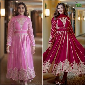 Nouveau Designer Collection Faux Georgette Full Heavy Sequence Broderie Travail Robe Et Bas Avec Dupatta Au Prix De Gros - Product Image 5