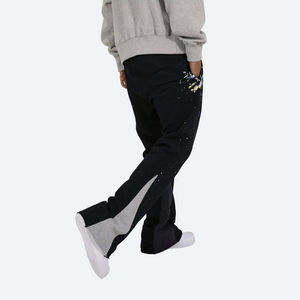 Vêtements de sport pour hommes Pantalons délavés Jogging Fitness Imprimé Pantalon évasé Respirant Léger Slim Fit Pantalon de survêtement évasé pour hommes - Product Image 4