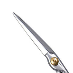 Tijeras profesionales de peluquero de alta calidad con reposapiés fijo, hoja afilada de acero inoxidable para aplicación de cabello - Product Image 2