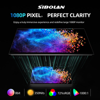 Monitor Portátil Grande de 23.8 Pulgadas y 75 Hz, 1080P, 100% SRGB, Pantalla Externa para Juegos, Segunda Pantalla para PC, Teléfono, Steamdeck