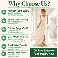 Robes décontractées pour femmes, en lin 100% tissé, respirantes, coupe trapèze, sans manches, couleur unie, personnalisables, faible MOQ, vente en gros, été, OEM