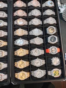 Best Quality Luxury White Gold Diamond <b>Watch</b> for <b>Men</b> with Full Iced Out Design with Stainless Steel Strap Available for Sale - Product Image 6