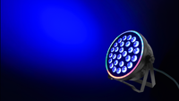 Lumière PAR LED P2708R/ P2708R-2 27*8W RGBW, contrôle DMX plat en plastique pour éclairage de scène de fête d'événement