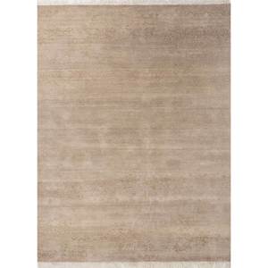 Entropy <b>Large</b> Area Beige Brown Hand Knotted Wool Modern Rectangular Striped <b>Rug</b> Home Hallway (1737(Cs-01)) - Product Image 4