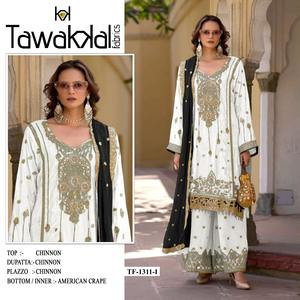 Salwar kameez pakistaní altamente recomendado con Dupatta y Palazzo a juego disponibles a precios mayoristas - Product Image 3