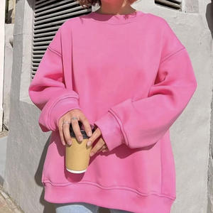 Lo básico personalizado Streetwear Peso pesado Cuello redondo Jersey de gran tamaño Invierno French Terry algodón mezclado sudadera - Product Image 5