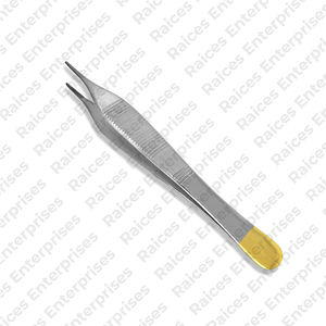 Fórceps de tejido Micro Adson de instrumento médico en tarifa al por mayor Material de acero inoxidable hecho fórceps de tejido Adson - Product Image 1