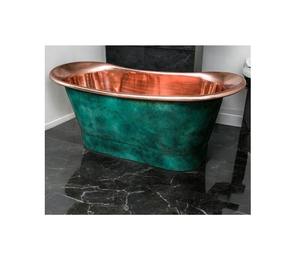 Luxury Statement Copper <b>Bathtub</b> For Designer Homes Creating Rich Ambience And Elegant Bathing Experience - Product Image 5