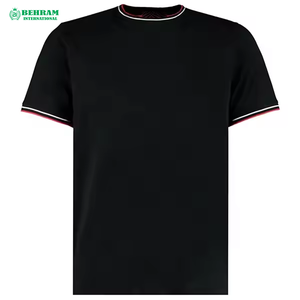 เสื้อยืดคอกลมผู้ชาย ผ้าฝ้ายทรงปกติ สวมใส่สบาย มีโลโก้ด้านหน้า เป็นมิตรต่อสิ่งแวดล้อมและป้องกันการยับ ผลิตจากผ้าฝ้าย 100% ผลิตในประเทศปากีสถาน - Product Image 6
