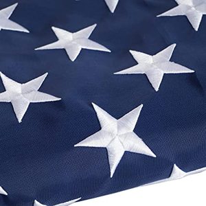 Drapeau américain pour extérieur, 4x6 pieds, drapeaux américains avec étoiles brodées, drapeau robuste avec 2 œillets en laiton, pour intérieur et extérieur - Product Image 6