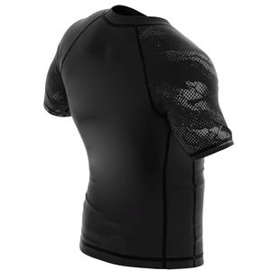 T-shirt de compression à manches courtes pour homme, tissu écologique à séchage rapide, rashguard MMA, extensible, pour le sport, la salle de sport et les activités de plein air - Product Image 4