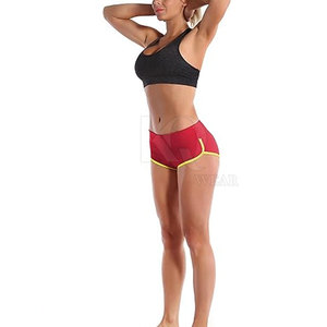 กางเกงขาสั้นออกกำลังกายแบบรัดสะโพก ระบายอากาศได้ดี แห้งเร็ว เนื้อผ้ายืดหยุ่น เอวสูง กระชับพอดี เหมาะสำหรับออกกำลังกาย วิ่ง และฟิตเนส - Product Image 3