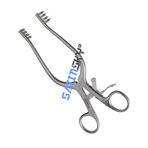 Anderson-Adson Retractor de auto retención 4x4 puntas curvas 20 cm cirugía General inoxidable grado alemán ortopédico de alta calidad - Product Image 6