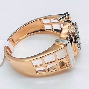 Anillo de Diamantes de Corte Brillante Natural de Oro de 14K y 18K para Hombre, Elegante, Certificado por Terceros, Marca VDS, Joyería Estilosa para Uso Diario - Product Image 3