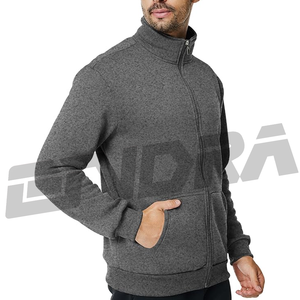 Mens casual jacket with stand collar lightweight and long design in grey perfect for daily streetwear <b>work</b> travel layering - Product Image 4