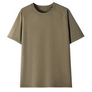 เสื้อยืดคอกลมสำหรับผู้ชายผ้าคอตตอน100% ดีไซน์ล่าสุดมีลายแบบลำลองสำหรับฤดูร้อน - Product Image 1