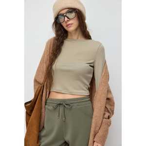 Camiseta Esencial Casual de Manga Larga con Cuello Redondo 100% Poliéster - Product Image 2