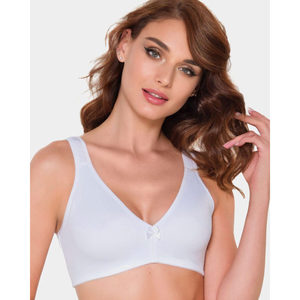 Soutiens-gorge sans armatures et sans rembourrage en microfibre 115, avec poche pour prothèse mammaire, en beige, noir, écru et blanc - Product Image 3
