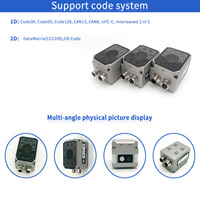 Escáner de Código de Barras Industrial Fijo Visual Ecodesky EMT-RS200, Lector de Códigos QR 1D 2D para Línea de Producción