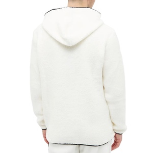 Fabricante profesional hecho cuarto cremallera sudaderas con capucha 100% algodón bajo MOQ personalizado hecho logotipo cuarto cremallera hombres sudaderas con capucha - Product Image 3