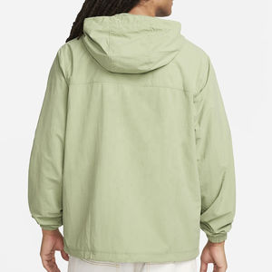 Nouveau dernier design en ligne 2025 Veste en nylon coupe-vent à capuche légère et jogging pour hommes personnalisée avec tissu en polyester imperméable - Product Image 2