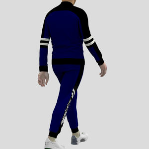 100% coton Sportswear plaine Jogging porter costume Muscle ajusté survêtement hommes streetwear survêtement - Product Image 6