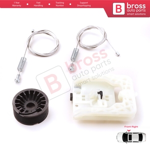 Kit de Reparación de Elevalunas Eléctrico Delantero Derecho BWR5227 para Tipo MK2 356 357 Egea 2015 en Adelante 4/5 Puertas 52072856 - Product Image 2