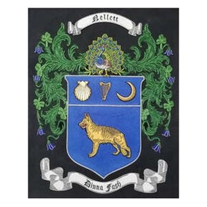 Insignias de marco de encaje bordado a mano hermoso escudo familiar estilo clásico personalizado - Product Image 5