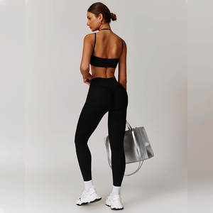 ชุดโยคะสำหรับผู้หญิงคอลเลกชันแฟชั่นสไตล์ไม่ซ้ำใครขายดี - Product Image 5