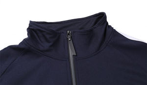 Ensemble de survêtement pour homme en deux pièces, vente en gros, motifs, coton et polyester, veste et pantalon de survêtement, vêtements de sport actifs OEM, sweats à capuche - Product Image 3