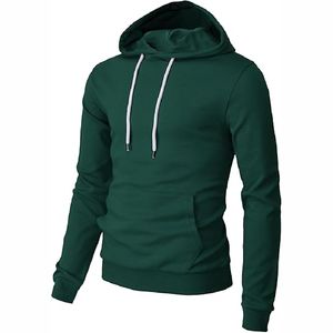 Sweats à capuche vierges en coton uni surdimensionnés pour hommes de qualité professionnelle/pulls à capuche en molleton grande taille pour hommes - Product Image 2