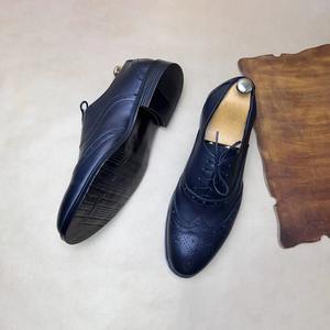 Chaussures brogue classiques Pipers Ghillie avec lacets à pompons confortables et semelle en caoutchouc durable - Product Image 5