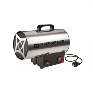 Generador de Aire Caliente Inox y Negro de 10 kW, Modelo 65311INOXN, Equipo de Calefacción - Product Image 2