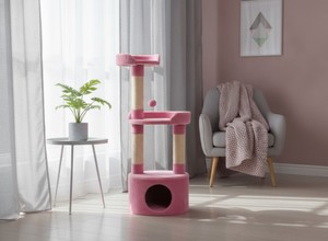 Rascador Amistar de alta calidad, modelo "Powder Dream", para gatos y gatitos de todas las razas y tamaños. - Product Image 6