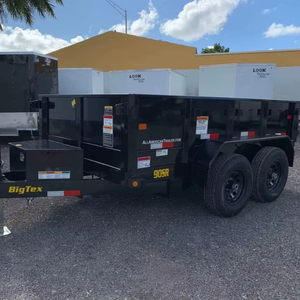 Remolque volquete de utilidad agrícola de 7X14 con eje de motor de engranaje, para tractor, Estado nuevo y usado disponible - Product Image 4