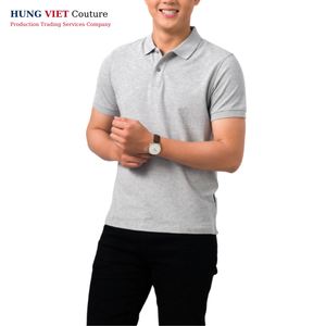 Unisex <b>Men's</b> Stylish Solid Pattern for <b>Polo</b> Tshirts 100% Breathable Polyester Stain-Resistant Knitted Fabric Wholesale - Product Image 1
