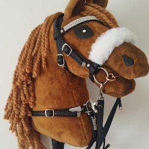 Bridon et rênes en cuir équestre de haute qualité, durables, pour l'extérieur, personnalisation acceptée - Product Image 3