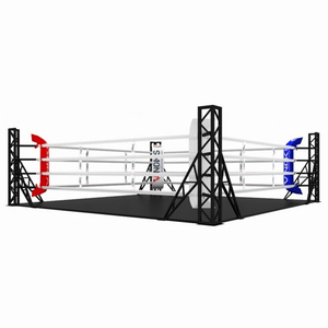 Anillo de boxeo de tipo elevado de escenario profesional de alta calidad con impresión personalizada Tamaño adulto Disponibilidad al por mayor - Product Image 5
